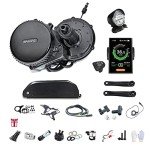 BAFANG BBSHD 48V/52V 500W 750W 1000W Mid Drive Kit with Battery Optional BBS01 BBS02 8FUN DIY Conversion Kit with LCD Display & Chainring Mountain Bike, Road Bike