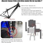 BAFANG BBSHD 48V/52V 500W 750W 1000W Mid Drive Kit with Battery Optional BBS01 BBS02 8FUN DIY Conversion Kit with LCD Display & Chainring Mountain Bike, Road Bike