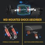 EBKAROCY Ebikes for Adults, 400W Motor 22MPH Max Speed, 14” Tire, 48V 15AH Removable Battery for Electric Bike, Multi-Shock Absorption, City Commuter, Foldable Adult Electric Bicycles (white-400w)