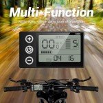 Geemax Electric Bike for Adults, 26" x 4.0 Fat Tire Ebike, 500W (Peak 750W) 36V 10.4Ah Lithium Battery Electric Bicycle, 25MPH, 21-Speed, Up to 35 Miles for Commuting, Beach, Snow