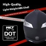 OUMURS Adult Dirt Bike Helmet with Goggles Gloves & Mask Adjustable Sun Visor Motorcycle Adult ATV Helmet Off-Road Motocross Downhill Moped MX BMX for Unisex-Adult-Matte Black-188, L