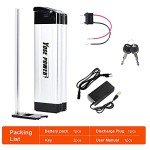Yose Power 36V13Ah Ebike Battery, XH370-10J Silver Fish Lithium-ion Pedelec Battery with Charge for 250W/350W/500W Electric Bike Bicycles Folding Bike Mountain Bike Motor (US Warehouse)