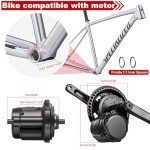 TSDZ8 750W Mid-Drive Ebike Conversion Kit with 20AH Battery - Upgrade Your Ride with Powerful Electric Bike Kit (68mm/73mm BB Length, Universal Fit, B02N Display)