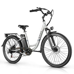 Vivi Electric Bike, 26" Electric Cruiser Bike 1000W Peak Ebike 22MPH Electric Bike for Adults, 48V Removable Battery, Cruise Control, 7 Speed Electric City Commuter Bicycle, UL 2849 Certified