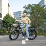 ANCHEER 26" Electric Bike for Adults, 1000W Peak EBike 28MPH 60 Miles Range, 48V 15Ah Built-in Battery - 3A Fast Charging, Fat Tire Electric Bike Off-Road for Women/Men, UL-Certified 7 Speed