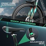 Vivi Electric Bike, 26" Electric Cruiser Bike 1000W Peak Ebike 22MPH Electric Bike for Adults, 48V Removable Battery, Cruise Control, 7 Speed Electric City Commuter Bicycle, UL 2849 Certified