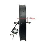 SZWEDI 72V3000W 26x4.0 inch Electic Bicycle Conversion Kit Rear Drive Fat Bike Hub Motor Kit for TFT Color Display