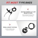 PEXMOR Electric Bike Conversion Kit, 48V 1000W 26" Front Wheel E-Bike Hub Motor Kit, Upgrade 3 Mode Controller w/PAS/Twist Throttle with Battery Indicator Ebike Bicycle Wheel Kit