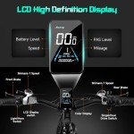 BAOLUJIE Dual Motor 3000W Peak Ebike - 38MPH 26" Fat Tire Off-Road Ebike with 48V 23AH 1104WH Removable Battery, 85 Miles AWD Electric Bike for Adults 21-Speed (Black Green)