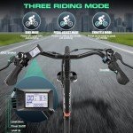 Vivi Electric Bike, 26" Electric Cruiser Bike 1000W Peak Ebike 22MPH Electric Bike for Adults, 48V Removable Battery, Cruise Control, 7 Speed Electric City Commuter Bicycle, UL 2849 Certified