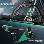 Vivi Electric Bike, 26" Electric Cruiser Bike 1000W Peak Ebike 22MPH Electric Bike for Adults, 48V Removable Battery, Cruise Control, 7 Speed Electric City Commuter Bicycle, UL 2849 Certified