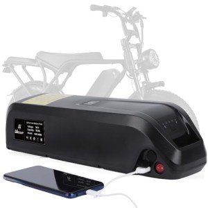LGECOLFP 36V 10Ah Ebike Battery Pack,Electric Bike Lithium Battery for 0-750W Electric Bike with 3A Fast Charger and 30A BMS,USB Port,LED Indicator,Safety Lock