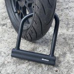 NDakter Bike Locks Heavy Duty Anti Theft 18mm Thick, Motorcycle U Lock with 4FT x 6mm Chain for Moped, 3Keys Large U-Shaped Electric Bicycle Wheel Lock for Ebike,Escooter, Fat-Tire Durt-Bike, Tribike