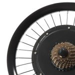 2000W 72v Electric Bike Conversion Kit 20" Rear Wheel High Power Motor Electric Bike Conversion Kit 72V 45A Sine Wave Dual Mode Controller with Display Normal Throttle Black