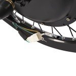 2000W 72v Electric Bike Conversion Kit 20" Rear Wheel High Power Motor Electric Bike Conversion Kit 72V 45A Sine Wave Dual Mode Controller with Display Normal Throttle Black