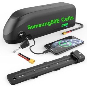 DICHOU 48V Ebike Battery Samsung50E Cell for Bafang and Other Bike Conversion Kit Rad Power Runner City - Lithium Ion Bike Batteriesfor 500W 750W 1500W-Wheel Kit Batteries