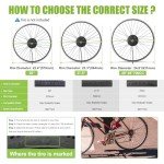 BAFANG Ebike Conversion Kit,48V 500W 750W Rear Hub Motor for 20"/26"/27.5"/700C Bike,Brushless Geared Electric Bike Kit with Battery&Intelligent Controller System for 135-142MM Rear Dropout Size Ebike