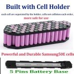 DICHOU 48V Ebike Battery Samsung50E Cell for Bafang and Other Bike Conversion Kit Rad Power Runner City - Lithium Ion Bike Batteriesfor 500W 750W 1500W-Wheel Kit Batteries