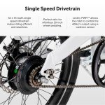 LECTRIC XP™ Lite 2.0 Electric Bike | Adult Folding Bikes - Weighs Only 49lbs | 45 Mile Range w/ 5 Pedal-Assist Levels | 20mph Top Speed - Class 1 and 2 eBike (Standard, Lavender Haze)