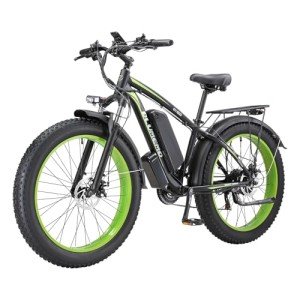 BLUMEMO Electric Bike for Adults 1000W, Removable 48V/17.5AH Battery E-Bike, Max 31Mph,Fat Tire Electric Bicycle 26" 4.0 for Trail Riding/Excursion/Commute 21-Speed Shifting UL and GCC Certified