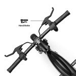 Jetson LX10 Folding Electric Bike | Includes Easy Folding Mechanism | 250 Watt Motor| Top Speed of 15.5 mph | Twist Throttle | 10" Wheels | with Pegs, Black, (JLX10-BLK)