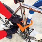 OTTOLOCK Sidekick Compact U-Lock - Heavy Duty Anti Theft Bicycle U-Lock with Keys, Silicone-Coated, Bike Accessories, Black