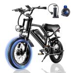 Electric Bike, 16'' Fat Tire E-Bike for Teens/Adults,1000W E-Bike with 36V/12.8Ah Removable Battery, 22 MPH Range 45 Miles Electric Mountain/Dirt Bike, 16x3'' Fat Tire All Terrain Electric Motorcycle