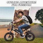 Electric Bike, 16'' Fat Tire E-Bike for Teens/Adults,1000W E-Bike with 36V/12.8Ah Removable Battery, 22 MPH Range 45 Miles Electric Mountain/Dirt Bike, 16x3'' Fat Tire All Terrain Electric Motorcycle