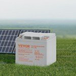 VEVOR Deep Cycle Battery, 12V 40AH, AGM Marine Rechargeable Battery, High Self-Discharge Rate 400A Discharge Current for Mobility Scooters Electric Wheelchairs Go-Karts e-Bikes
