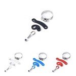 EBIKELING 6 Pc Ebike Accessories Conversion Kit, Electric Bike Kit, Torque Arm, Mid Drive, Front or Rear, Black