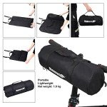 Rhinowalk Folding Bike Bag for 20/26 inch Folding BIkes - Waterproof Bicycle Travel Carrying Case Outdoors Bike Transport Bag for Cars Train Air Travel (Black 26inch)