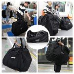 Rhinowalk Folding Bike Bag for 20/26 inch Folding BIkes - Waterproof Bicycle Travel Carrying Case Outdoors Bike Transport Bag for Cars Train Air Travel (Black 26inch)