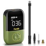 Fanttik X8 Portable Tire Inflator, Lightweight for Motorcycle tire, Cordless Air Compressor Pump, Rechargeable Battery, 150PSI with Digital Screen and LED for E-Bike, Bicycle, Car