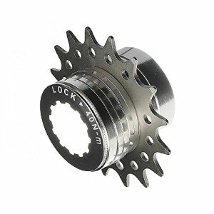 CyclingDeal Conversion Kit Fixie Bike Single Speed Compatible with Shimano Sram Cassette Freewheel Hub Adaptor - for Mountain and Road Bike Gear Cog Spacers - 18 Teeth