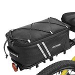 ANMEILU Bike Rack Bag Bike Bags for Bicycles Rear Rack Bike Trunk Bag Back Seat Carrier Saddle Luggage Storage Pack Bicycle Cargo Panniers Fat Tire Bike Folding Ebike Travel Cycling Waterproof Small