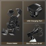 Seemoon Dual Motor 3000W Electric Bike for Adults, 52V 20Ah 26" Fat Tire Fast Ebike, Max 38 mph, up to 105 Miles, Hydraulic Brakes, Step-Through Design, Off-Road Mountain Hunting Bike for Men Women