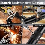 Titanker Bike Chain Lock with U Lock, 3 Feet Bicycle Chain Locks with 2 Keys, 6mm Thick Chain Lock with 14mm Thick Heavy Duty U Lock Anti-Theft Bike Locks for Bicycles, Motorbikes, Mopeds, Scooters