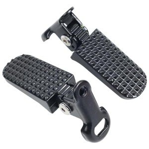 1 Pair of Bike Foot Pegs, Aluminium Alloy Non-Slip Bike Pegs for Folding Bike and Mountain Bike Durable