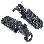 1 Pair of Bike Foot Pegs, Aluminium Alloy Non-Slip Bike Pegs for Folding Bike and Mountain Bike Durable