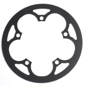 PROWHEEL Bike Chainring Guard,130MM BCD 42T/44T/46T/48T/52T/53T/54T/56T/58T/60T Aluminum Alloy Chain Ring Protector Cover for Chainring Sprockets MTB,E-Bike,Road Bike,City Bike,Folding Bike