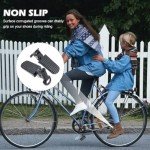 1 Pair of Bike Foot Pegs, Aluminium Alloy Non-Slip Bike Pegs for Folding Bike and Mountain Bike Durable