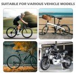 1 Pair of Bike Foot Pegs, Aluminium Alloy Non-Slip Bike Pegs for Folding Bike and Mountain Bike Durable