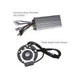 Electric Bike Conversion Kit, 48V 1000W/36V 250W Motor for Front/Rear Wheel, E-Bike Hub Motor for 26"/20" (48V 1000W Rear Wheel With LCD for 26")