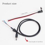 SaiDian 1Set Charging Wire 2.1mm DC Connector for 36V 48V 60V Electric Ebike Battery