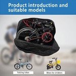 CamGo 20 Inch Folding Bike Bag - Waterproof Bicycle Travel Case Outdoors Bike Transport Bag for Cars Train Air Travel (Black, 20 inch)