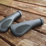 MARQUE Ergo Bike Handlebar Grips Non-Slip, Ergonomic Comfort Design for Bicycle Flat Handle Bar Fit Mountain Bikes, E-Bikes, Hybrid, City Commuters (Ergo Plus)