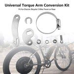 TIKSCIENCE Universal Torque Arm Conversion Kits for Electric Bicycle EBike Front or Rear Hub Motors 2 Sets, Electric Bicycle Maintenance Tool