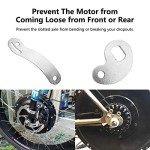 TIKSCIENCE Universal Torque Arm Conversion Kits for Electric Bicycle EBike Front or Rear Hub Motors 2 Sets, Electric Bicycle Maintenance Tool