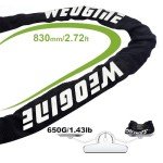 Bike Lock with Numbers and high Security Level, Bike Chain Lock, Bicycle Locks, 5 Digit Combination Lock for Bike, Bicycle, Scooter, Motorcycle, Door, Gate, Fence