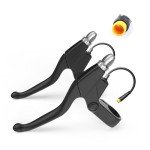 BAFANG Electric Bike Brake Levers, One Pair Waterproff Brake Levers Handle Bar Grips Ebike Conversion Kit, Cut Off Power Brakes Ebike Parts for BBS02/01 HD Mid Drive Motor & Hub Motor